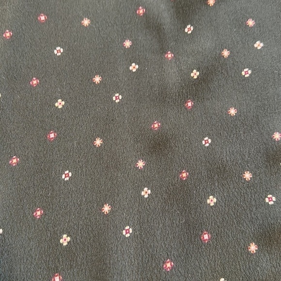 Ditsy Floral Plus Size Sleeveless Shirt Dress with Ties - Size 2X / 3X - Picture 4 of 8